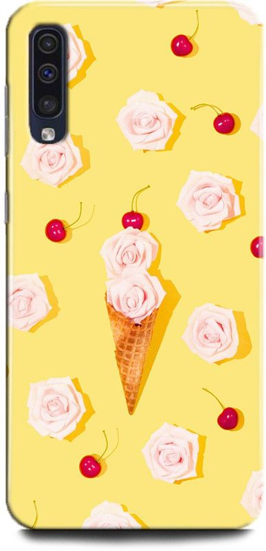 INTELLIZE Back Cover for Samsung Galaxy A50/A505FZWDINS flowers,Printed  (Multicolor, Shock Proof, Pack of: 1)