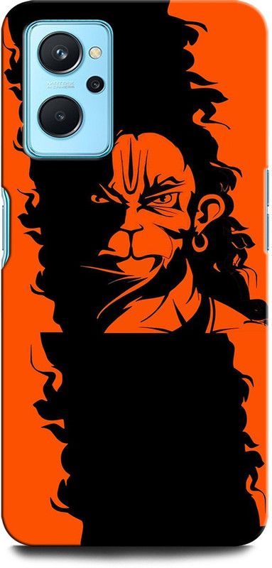 ORBIQE Back Cover for Realme 9i HANUMAN JI , LORD HANUMAN, GOD, BAJRANGBALI  (Multicolor, Hard Case, Pack of: 1)