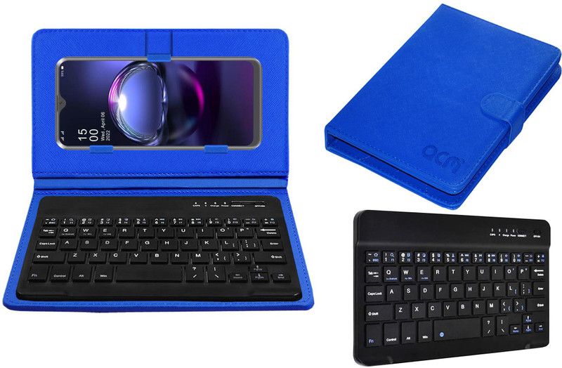 ACM Keyboard Case for Maplin M5 Pro  (Blue, Cases with Holder, Pack of: 1)