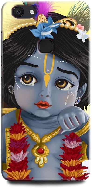 INTELLIZE Back Cover for Vivo V7/1718 krishna,Printed  (Multicolor, Shock Proof, Pack of: 1)