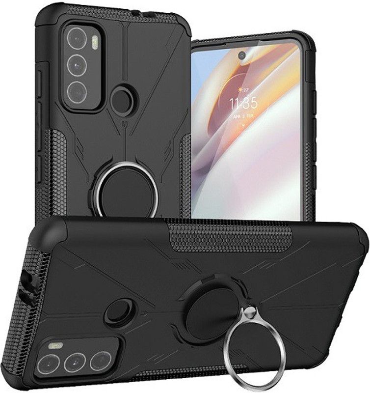 NewSelect Back Cover for Motorola Moto G60, Moto G40 Fusion  (Black, Shock Proof, Pack of: 1)