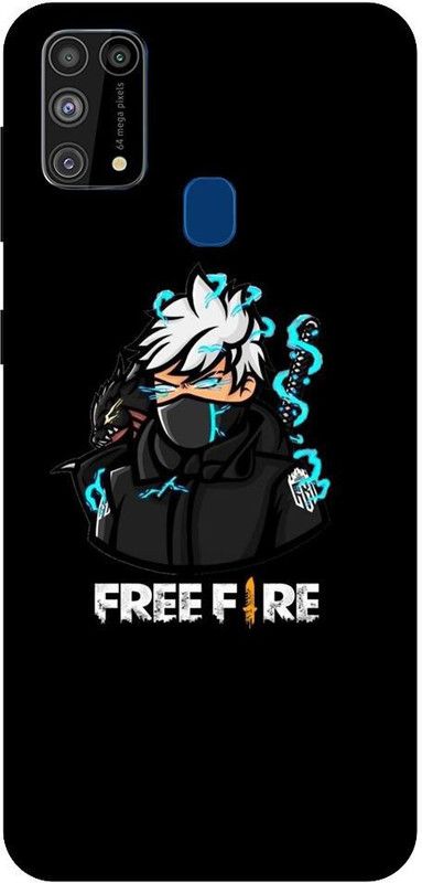 Vinsmoke Back Cover for Samsung M21 Free fire, Game cover, Free fire Logo  (Multicolor, Shock Proof, Pack of: 1)