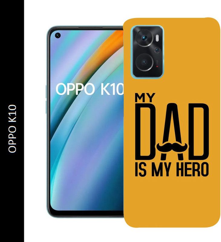 Gabroo Back Cover for OPPO K10  (Yellow, Black, Grip Case, Silicon, Pack of: 1)