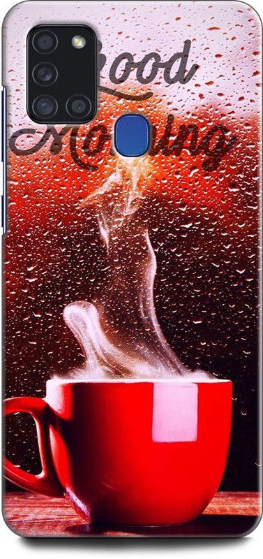 Afterglow Back Cover for SAMSUNG Galaxy A21s GOOD MORING  (Multicolor, Shock Proof, Pack of: 1)