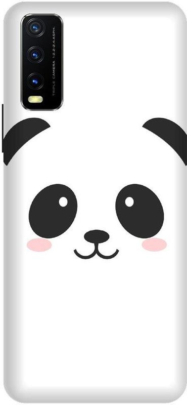 URCHIN Back Cover for Vivo Y20 panda, Panda, panda love, panda image, cute, funny, cartoon  (Multicolor, Shock Proof, Pack of: 1)