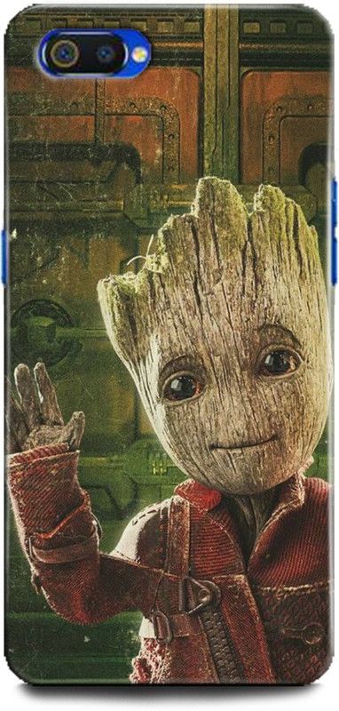 INTELLIZE Back Cover for Realme C2/RMX1945 groot,Printed  (Multicolor, Shock Proof, Pack of: 1)