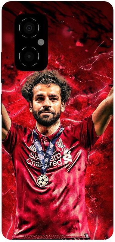 play fast Back Cover for POCO M4 5G, MZB0BRWIN, MOHAMMED, SALAH, FOOTBALLER, LIVERPOOL  (Red, Hard Case, Pack of: 1)