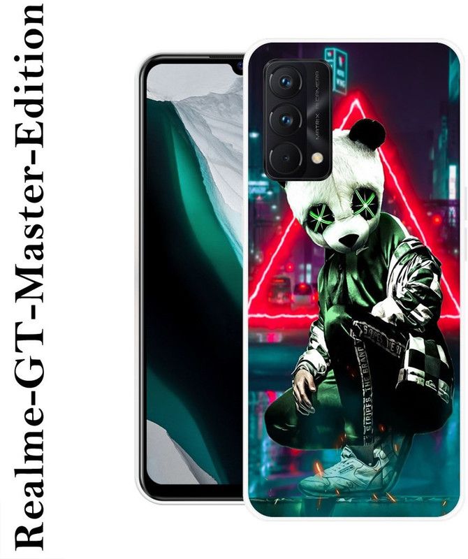 SHIVKUDI Back Cover for Realme GT Master Edition  (Multicolor, Grip Case, Silicon)