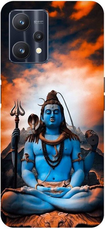 THE NARAYANA COLLECTIONS Back Cover for REALME 9 PRO- RMX3471-SHIV,SHANKAR,BHAGWAN,BHOLENATH,MAHADEV  (Multicolor, Hard Case, Pack of: 1)