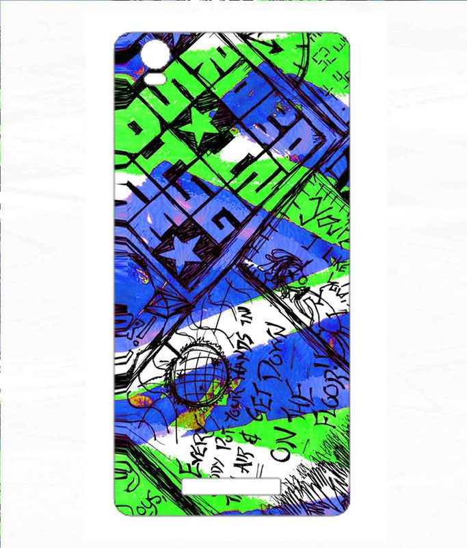 Snooky Intex Aqua Power 4G Mobile Skin  (Blue)