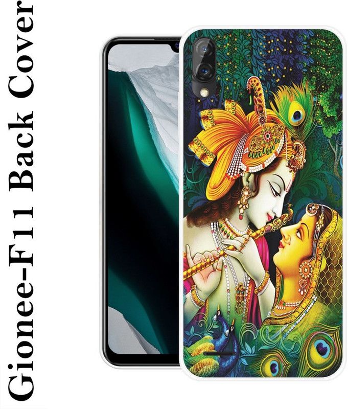 SHIVKUDI Back Cover for Gionee F11  (Multicolor, Grip Case, Silicon)