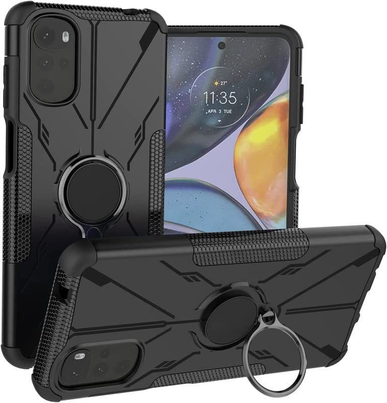 S-Softline Back Cover for Moto G22, Shockproof Armor Dual Protection Layer Case  (Black, Pack of: 1)