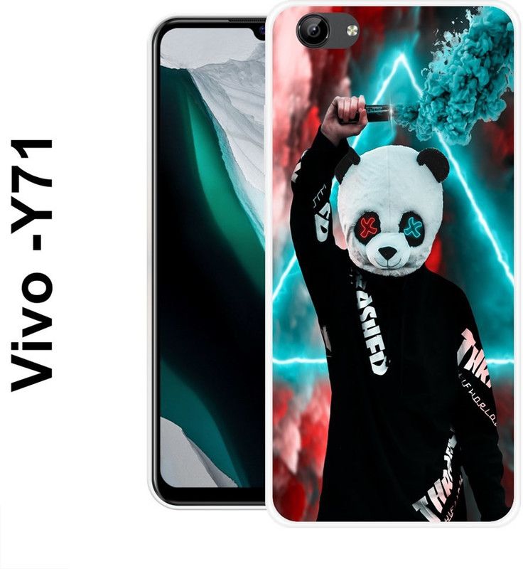 INDIALAND Back Cover for Vivo Y71, Vivo Y71i  (Multicolor, Silicon)