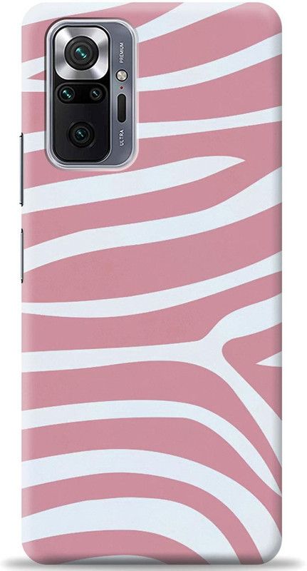 Crafter Back Cover for Mi Redmi Note 10 Pro Max  (Pink, Shock Proof, Pack of: 1)