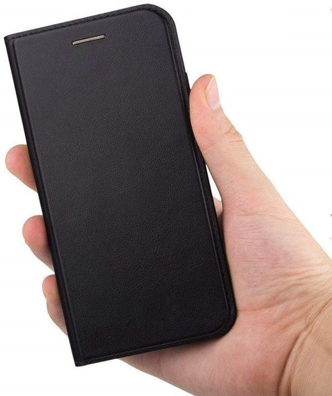 Elica Wallet Case Cover for Infinix S5 Pro  (Black, Dual Protection, Pack of: 1)