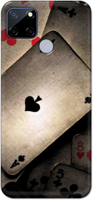NDCOM Back Cover for Realme C12 Playing Cards Printed  (Multicolor, Hard Case, Pack of: 1)