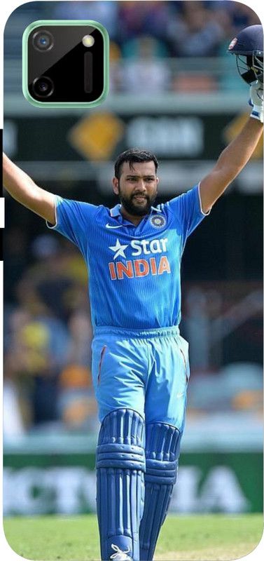 LIKELOOK Back Cover for Realme C11, ( Rohit Sharma, Indian Cricket )  (Multicolor, Shock Proof, Pack of: 1)