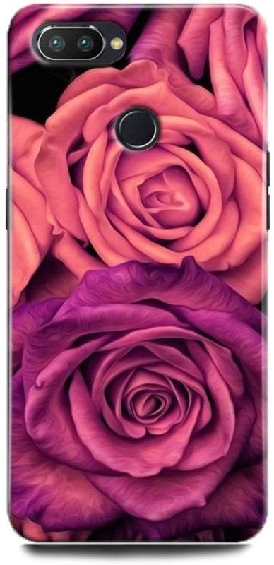 FIKORA Back Cover for Realme U1/RMX1831 ROSE FLOWER PRINTED  (Multicolor, Hard Case, Pack of: 1)
