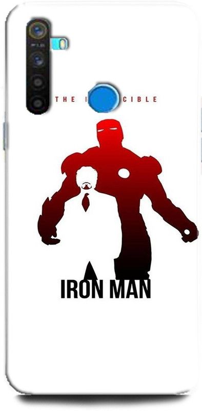 Afterglow Back Cover for realme Narzo 10  (White, Red, Shock Proof, Pack of: 1)