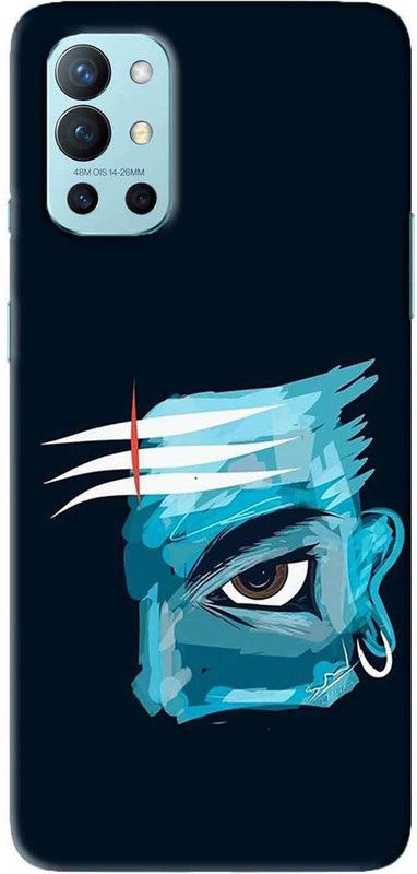 NDCOM Back Cover for OnePlus 9R Lord Shiv Eye Devotional Printed  (Multicolor, Hard Case, Pack of: 1)