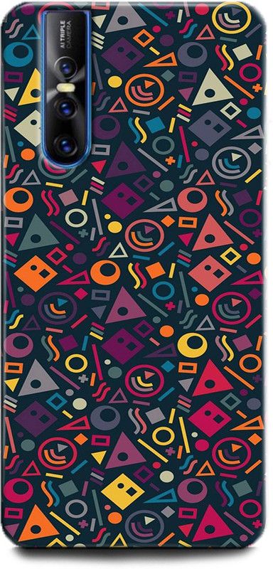 Afterglow Back Cover for Vivo V15 Pro MANDALA, DESIGN, BLUE FLO  (Multicolor, Shock Proof, Pack of: 1)