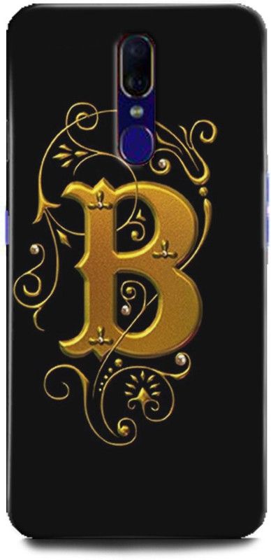 INTELLIZE Back Cover for OPPO F11/CPH1911 B letter,Printed  (Multicolor, Shock Proof, Pack of: 1)