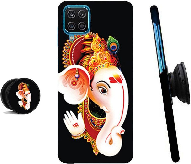 ZAPPY Back Cover for Samsung Galaxy M12, Samsung Galaxy A12, Samsung Galaxy F12  (Multicolor, Cases with Holder)