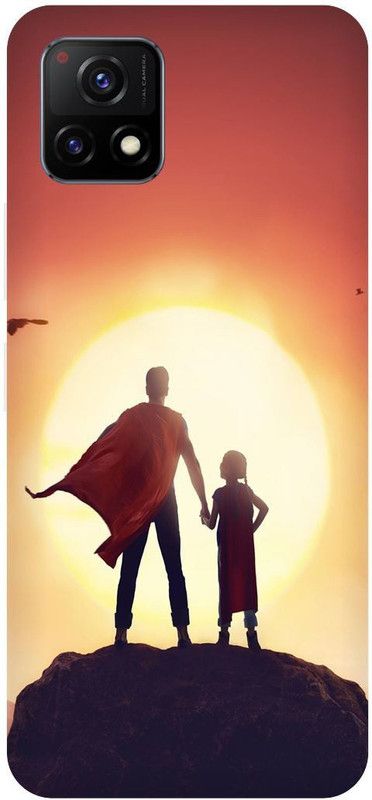 Bluvver Back Cover for Vivo Y72 5G, V2060, Printed Superman Back Cover  (Multicolor, Hard Case, Pack of: 1)