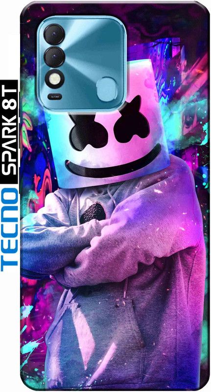 RDcon Back Cover for Tecno Spark 8T 2634  (Multicolor, Shock Proof, Silicon, Pack of: 1)