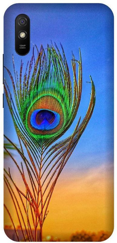 URCHIN Back Cover for Vivo Y90Morpankh, Krishna Morpankh, Peacock Feather  (Multicolor, Shock Proof)
