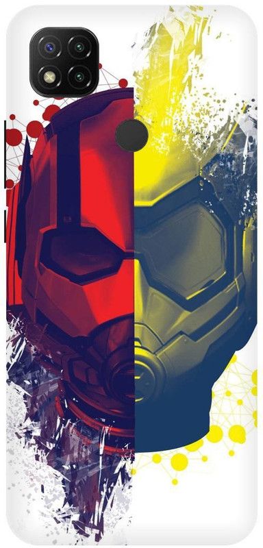 PICHKU Back Cover for REDMI 9C-M2006C3MG-ANT,MAN,AVENGERS,SUPER,HERO,END,GAME,MASK  (Multicolor, Hard Case, Pack of: 1)