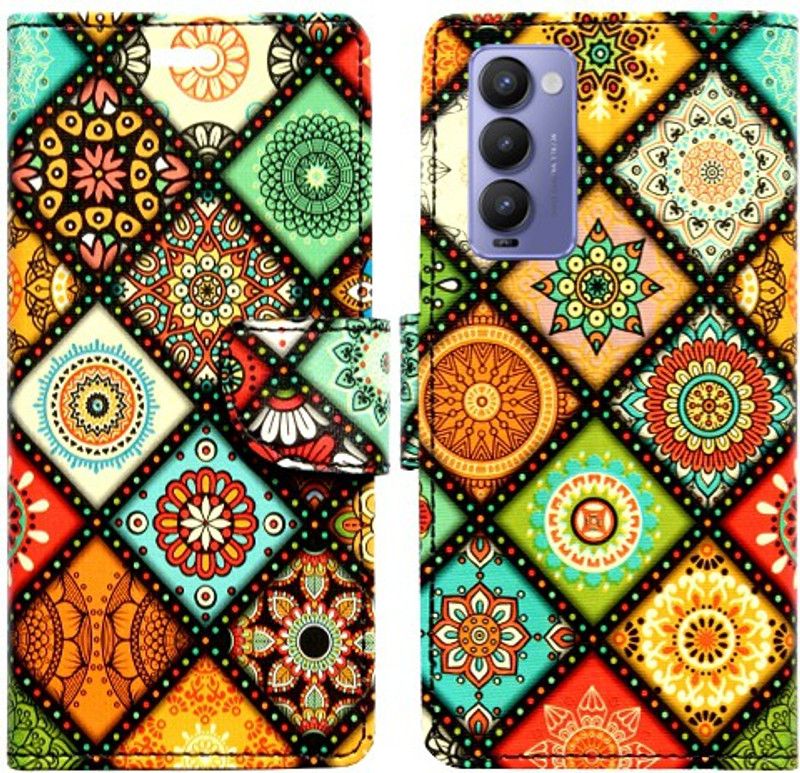 Mxkart Flip Cover for Tecno Camon 18  (Orange)