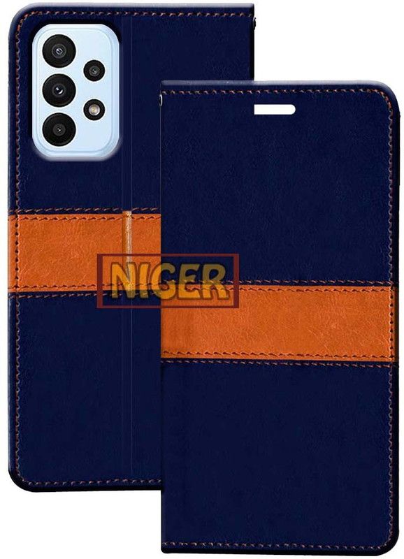 Niger Back Cover for Samsung A23  (Multicolor, Cases with Holder, Pack of: 1)