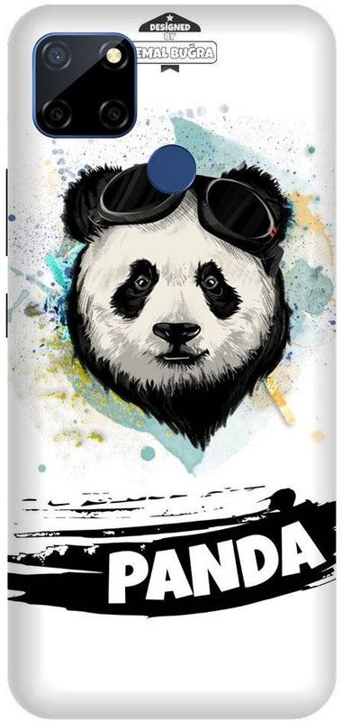 URCHIN Back Cover for Redmi 9C panda, Panda, panda love, panda image, cute, funny, cartoon  (Multicolor, Shock Proof, Pack of: 1)