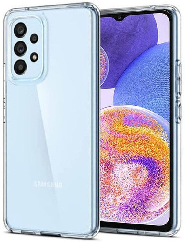 kursa hub Back Cover for SAMSUNG GALAXY A23 5G  (Transparent, Grip Case, Pack of: 1)
