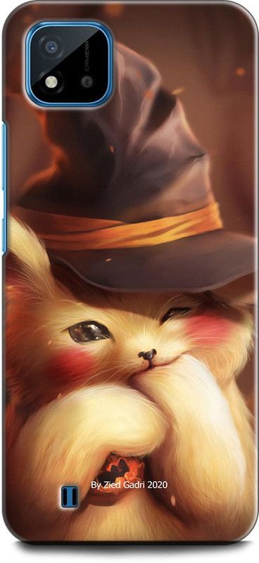 KEYCENT Back Cover for Realme C11 2021, RMX3231 PIKACHU, POKEMON, GAME ,CARTOON, ANIME  (Multicolor, Pack of: 1)