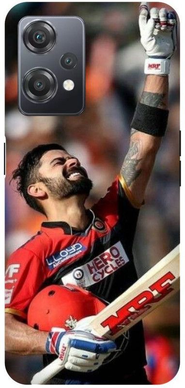FRONK Back Cover for OnePlus Nord CE 2 Lite 5G, VIRAT, KOHLI, INDIAN, PLAYER, RCB  (Red, Hard Case, Pack of: 1)