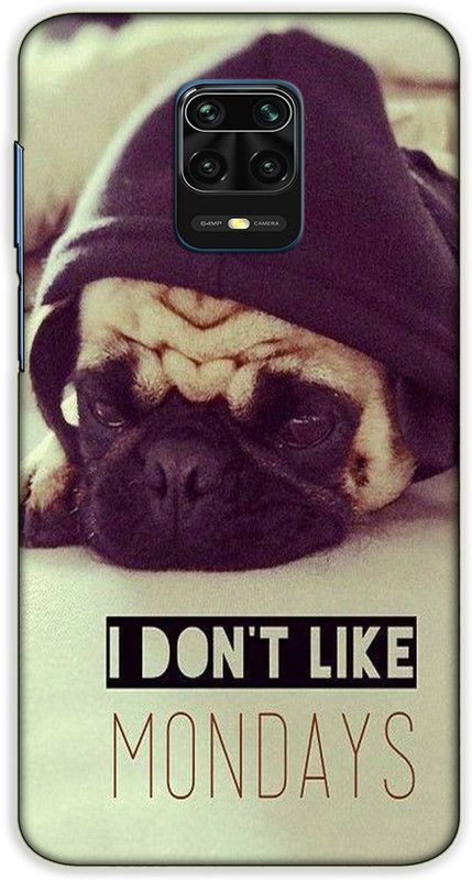iprinto Back Cover for Redmi Note 10 Lite, Mi Redmi Note 9 Pro Dog Back Cover  (White, Hard Case, Pack of: 1)
