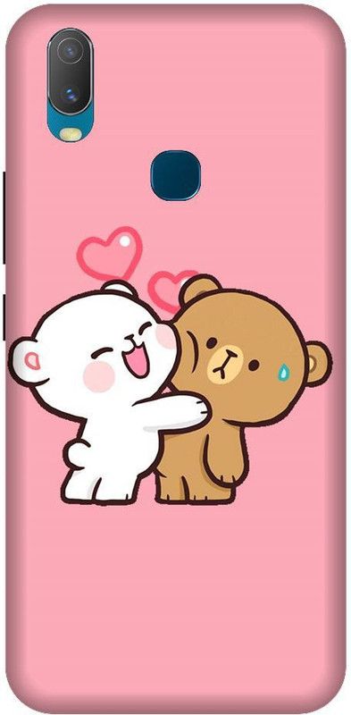 URCHIN Back Cover for Vivo Y15 teddy bear, love, cute, I love you, cute teddy, miss you  (Multicolor, Shock Proof)