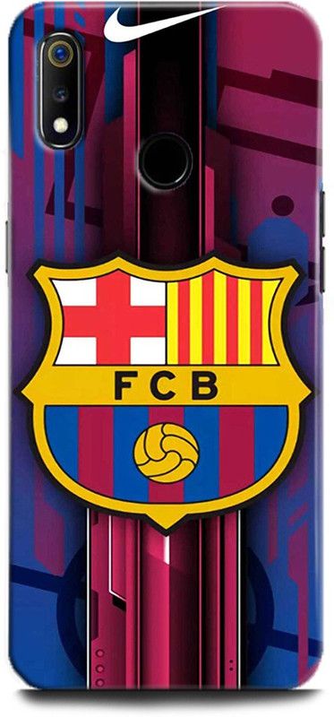 Afterglow Back Cover for Realme 3 FCB, BARCELONA, FOOTBALL CLUB, MESSI, SPORTS, FOOTBALL  (Multicolor, Shock Proof)