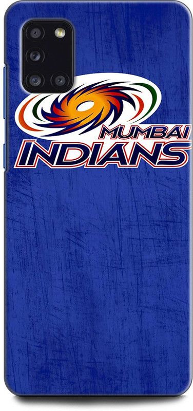 Afterglow Back Cover for SAMSUNG Galaxy A31 CRICKET, IPL, IPL LOGO, MI LOGO, MUMBAI INDIANS  (Multicolor, Shock Proof, Pack of: 1)