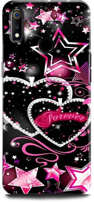 Afterglow Back Cover for Realme 3 FOREVER LOVE, LOVE, HEART  (Multicolor, Shock Proof, Pack of: 1)