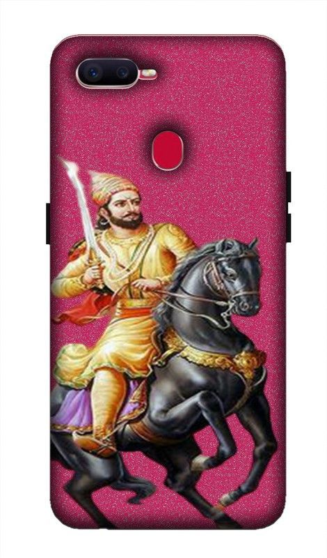 LUCKY MOBI.COM Back Cover for OPPO F9 PRO ( SHIVAJI WALLPAPER) PRINTED BACK COVER  (Multicolor, Waterproof, Pack of: 1)