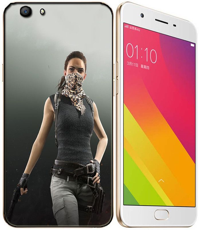 METOO Back Cover for Oppo CPH1609, Pubg Design Back Cover Print : 21  (Multicolor, Dual Protection, Silicon, Pack of: 1)