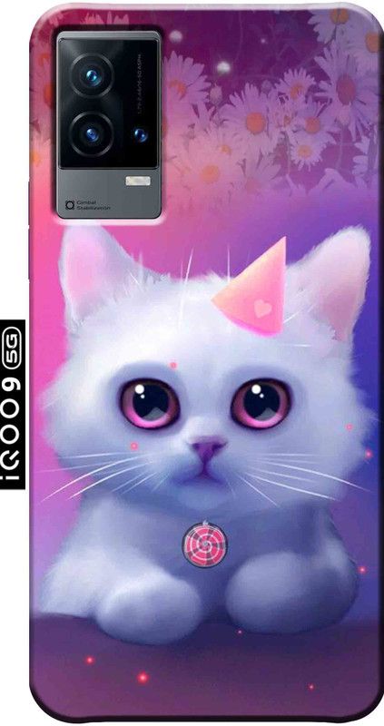 stroxy Back Cover for iQoo 9 5G 2852  (Multicolor, Anti-radiation, Silicon, Pack of: 1)