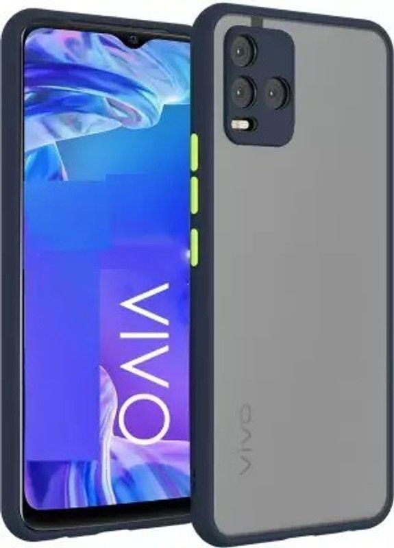 FLEETIA Back Cover for Vivo T1x  (Blue, Pack of: 1)