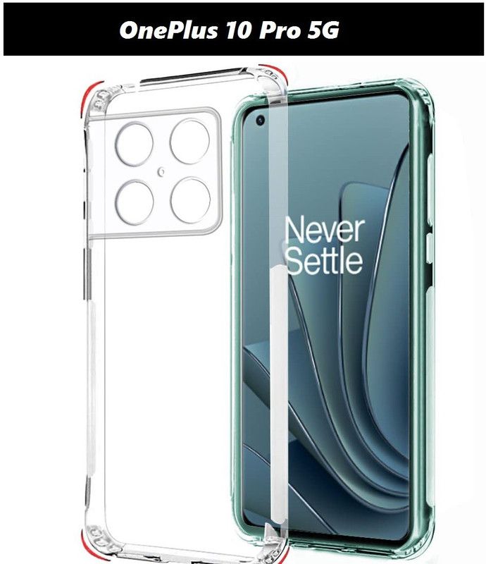 Chronic Back Cover for OnePlus 10 Pro  (Transparent, Shock Proof, Silicon, Pack of: 1)