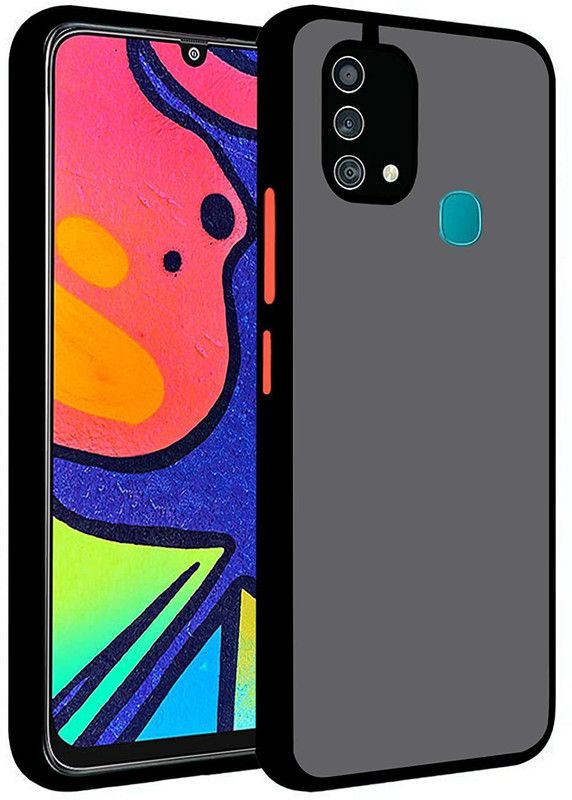 Frazil Back Cover for Samsung Galaxy F41  (Black, Shock Proof)