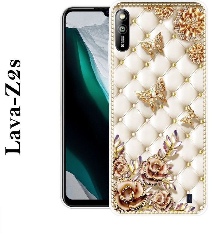 KUDI Back Cover for Lava Z2S  (Beige, Silicon)