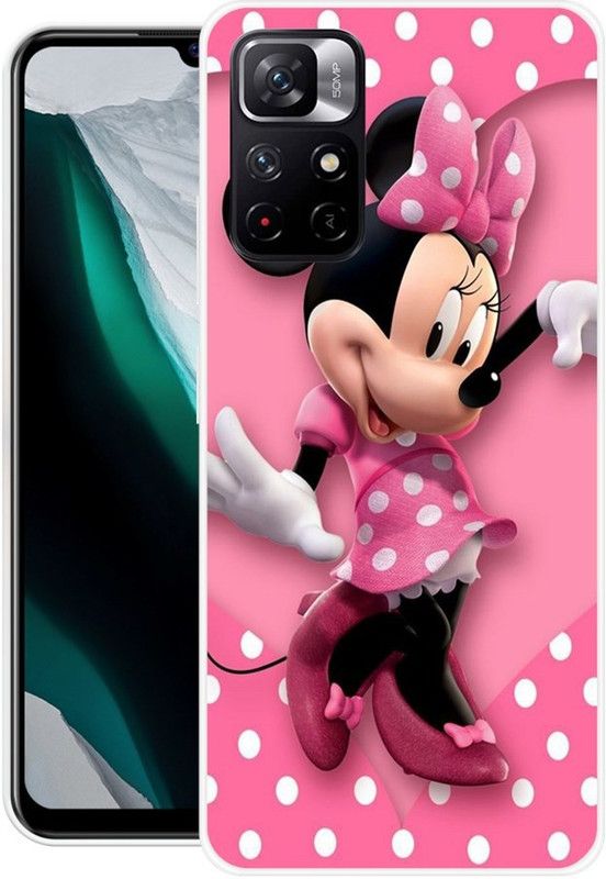 KLC Back Cover for Redmi Note 11t  (Pink, Grip Case, Silicon, Pack of: 1)
